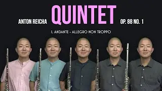 Playing All 5 Parts of my New Flute Ensemble Arrangement!