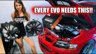 MISHIMOTO FAN INSTALL ON EVO 8