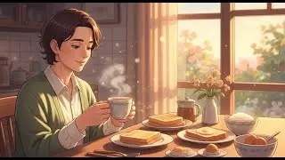 Making Breakfast at Dawn While Everyone Else Sleeps 🌿 | Cozy Ghibli-Style ASMR Slow Living