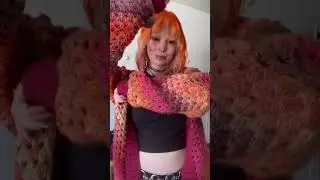 Stunning Color Change Cardigan: Crocheting with Tea Time Yarn