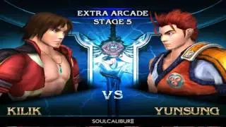 Soul Calibur II NGC Dolphin 5.0 - Extra Arcade Kilik (Japan Voice, Soul Edge (C)) (Easy, 2Rounds)