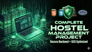 Hostel Management System Full Project | HTML CSS Java PHP | Secure Backend + Database
