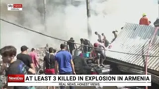 At least three killed in explosion at market in Armenia&rsquo;s capital