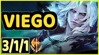 VIEGO VS KINDRED - 3/1/1 KDA JUNGLE GAMEPLAY