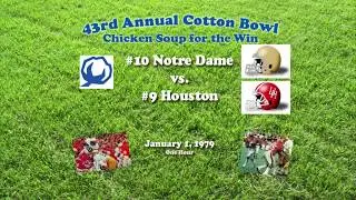 1979 Cotton Bowl (Notre Dame v Houston) One Hour