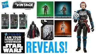 Hasbro Reveal Star Wars The Vinatge Collection & Black Series on I am Your Father's Day Livestream