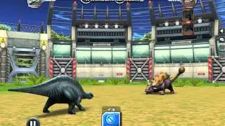 Jurassic Park Builder-Ouranosaurus test-Battle Arena:Part 9