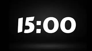15 Minute Focus Timer &ndash; Minimal &ndash; No Music