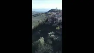Barolo Vineyards from La Morra - 20 secs video from a drone
