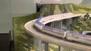 碓氷峠鉄道文化むら ジオラマ E7系