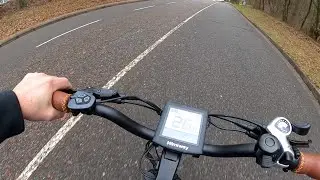 Himiway City E-Bike Test Ride with Garmin Speed Display Gopro Ultra HD Video