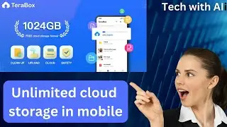 Best cloud storage app. #storage #cloud storage#terabox #tech #unlimitedstorage #ai #playstation