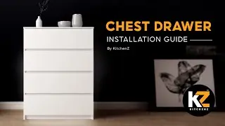 [Version 2] KitchenZ | Installation Guide | HomeZ 3FT Chest Drawer with 4 Layer Drawer Storage 7001