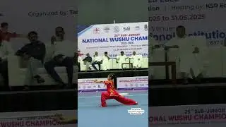 #Sub junior National wushu Championship # KSR College May 28, 2025
