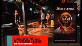 The Conjuring Universe of Terror Haunted Maze at Six Flags Fright Fest 4K POV