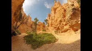 🎬 Bryce Canyon, Sunrise Point to Sunset Point trail Hike &ndash; (GoPro Karma Grip 4K POV + Native Music)
