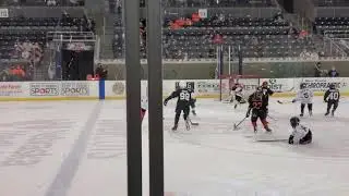 Top shelf goal scored at Ralston Arena