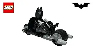 LEGO&reg; Batman&trade; Magazine Nr. 25 &ndash; Batcycle&trade; Batpod Mini &ndash; Speed Build Review 4K