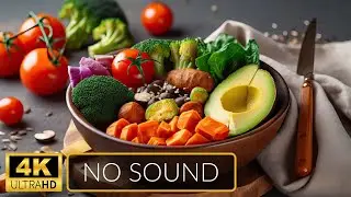 4K | ART Slideshow for TV | Dishes | 1 Hour | No Sound