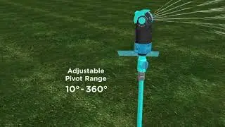 Aqua Joe 360 Degree Tripod Sprinkler and Mister on QVC