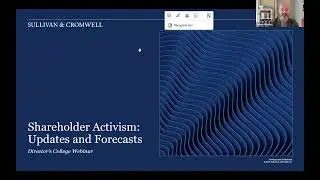 Directors' College Webinar &ndash; Shareholder Activism: Updates and Forecasts