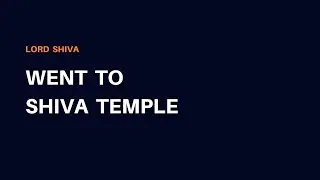 Shivaratri ma Shiva mandir jadai Shivaji Lai vatanai paryo