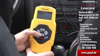 Lescars Universal-OBD2-Diagnoseger&auml;t mit direkter Fehleranzeige