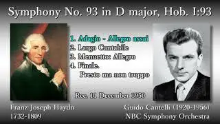 Haydn: Symphony No. 93, Cantelli & NBCso (1950) ハイドン 交響曲第93番 カンテッリ
