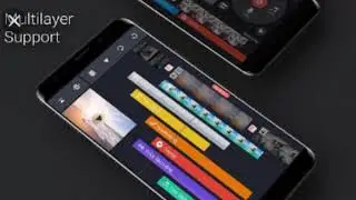 How to add multi  layer clips in kinemaster | 2020