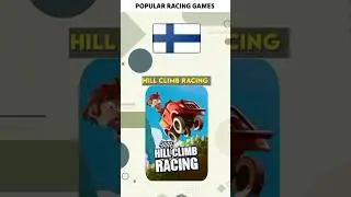 Popular Racing Game's From Different Countries 🤔 Part-1 #country #shorts #racinggames