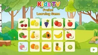 Fruits Learning Game for Kids 👶🍓 | Kids TV Educational Video#kids 