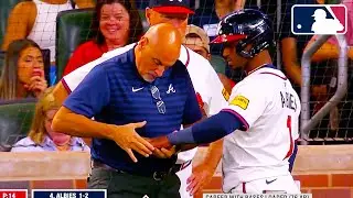 La lesi&oacute;n de Ozzie Albies le fractur&oacute; el hueso ganchoso | Resumen de la MLB 2025: Nacionales vs. ...