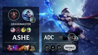 Ashe ADC vs Caitlyn - NA Grandmaster Patch 11.20
