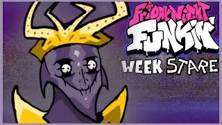 Stare and unblinking played at the same time. friday night funkin starecrown mod