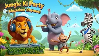 Jungle Ki Party &ndash; Funny Animals Rhymes & Learning for Kids