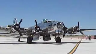 B17 Engine Shutdown at Holloman Air Force Base