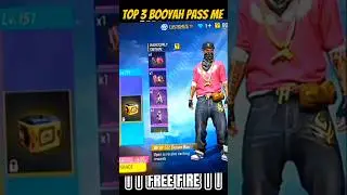 TOP 3 BOOYAH PASS ME OLD RARE ITEMS 🥺 #freefire #shortsfeed #trending #shorts