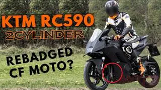 KTM RC590 2 Cylinder is a Baby KTM 990RCR 😍😍 All Details Shared!