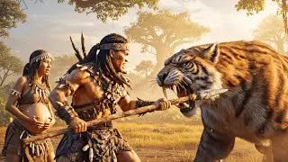 Life Million Years Ago  | Mayan Warrior vs Saber-Toothed Tiger | Battle for Survival
