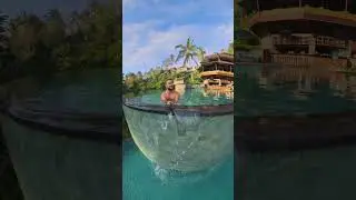 Cretya Ubud! Bali. Early morning in the infinity pool before the crowds! #bali #travel #cretyaubud