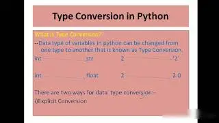 Type Conversion in Python || Class 11 IP & CS || CBSE