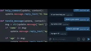 telegram bot in python