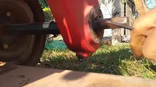 Troca de retentor do tratorito branco