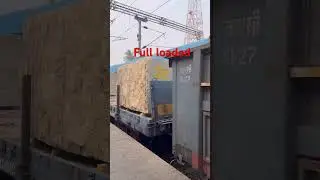#indian #railway full loaded stone