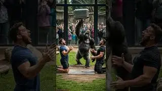 Two Strong Men Fail&hellip; Gorilla Lifts the thor Unbelievable Power Unleashed