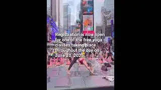 Summer Solstice: Mind Over Madness Yoga Times Square, New York City #yoga #newyorkcity #timessquare