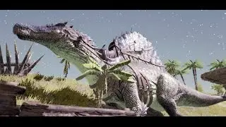 ARK Survival Evolved - Spinosaurus taming and building episode