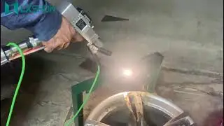 [LXSHOW Laser]  American Phoenix three-in-one welding machine machine working video