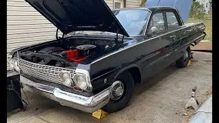 63 Biscayne 230 Straight 6 Start Up