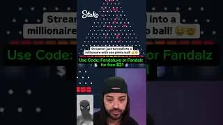 😁Use Code: Fandaluxe or Fandalz for free $21 Dollars #stake #Gambling #CasinoLife #BigWin #Jackpot